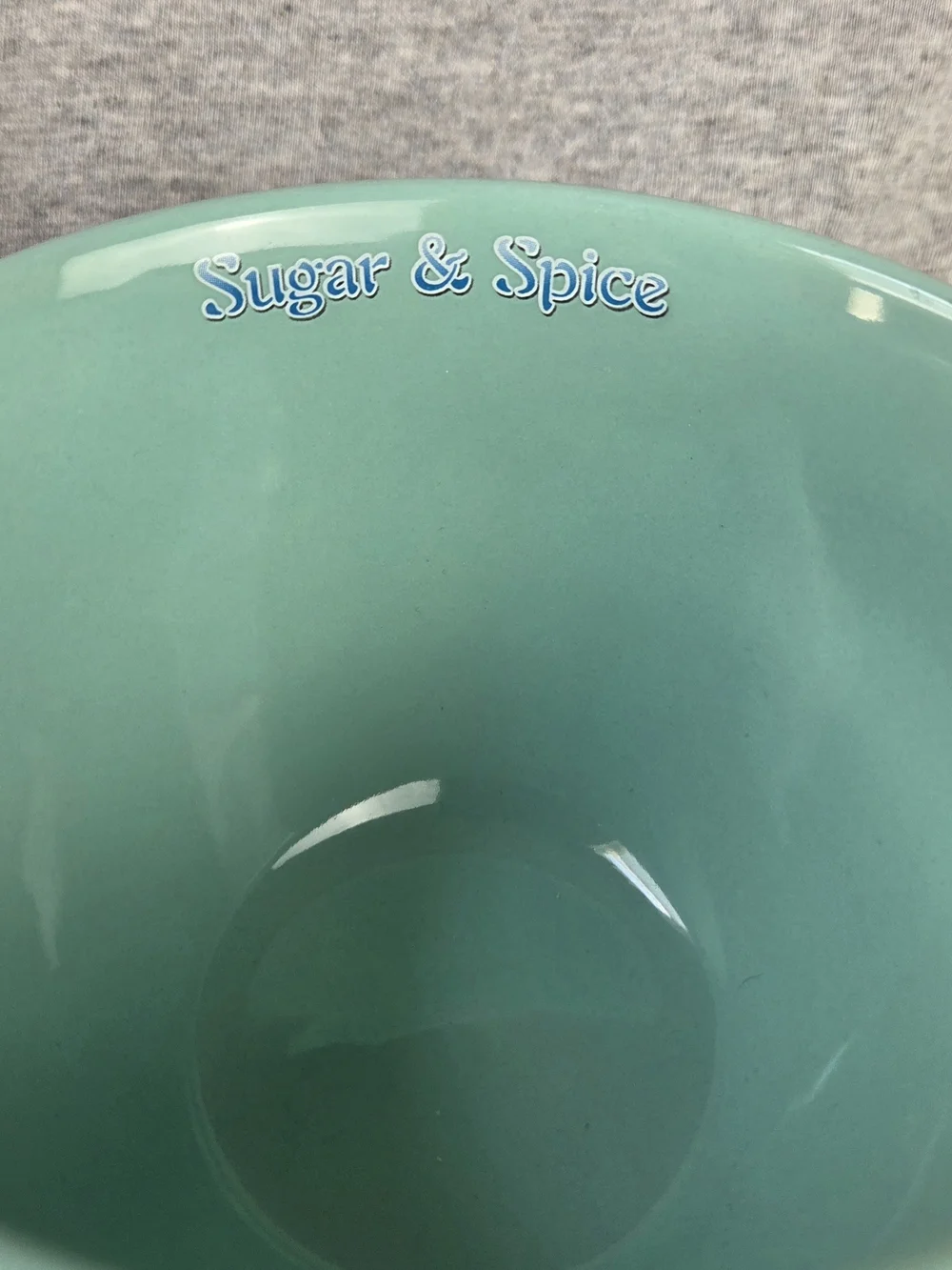 Disney Store Aqua Ceramic Mug with Character Tinkerbell Accent